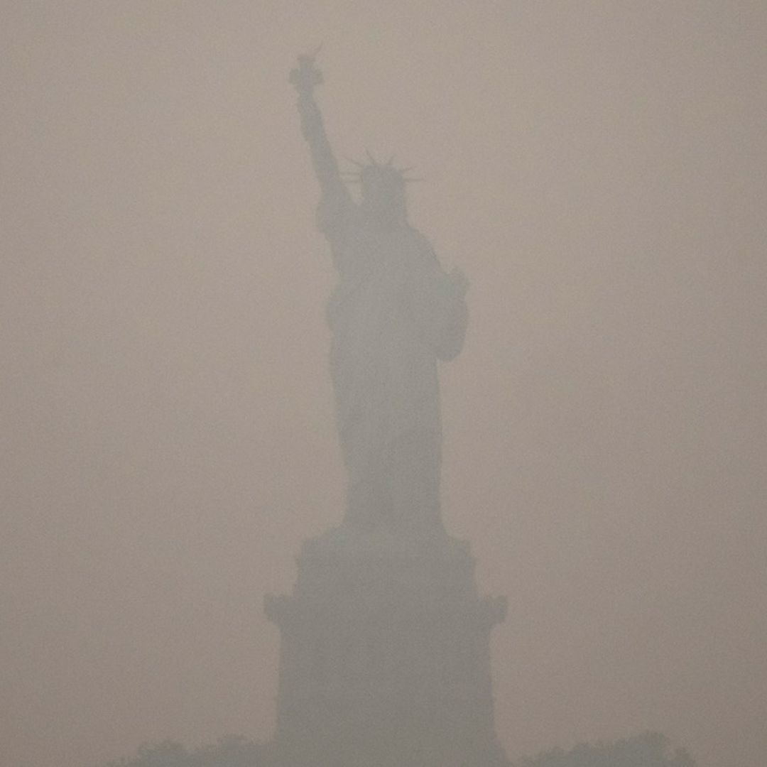 Humo de incendios reduce la visibilidad en Nueva York